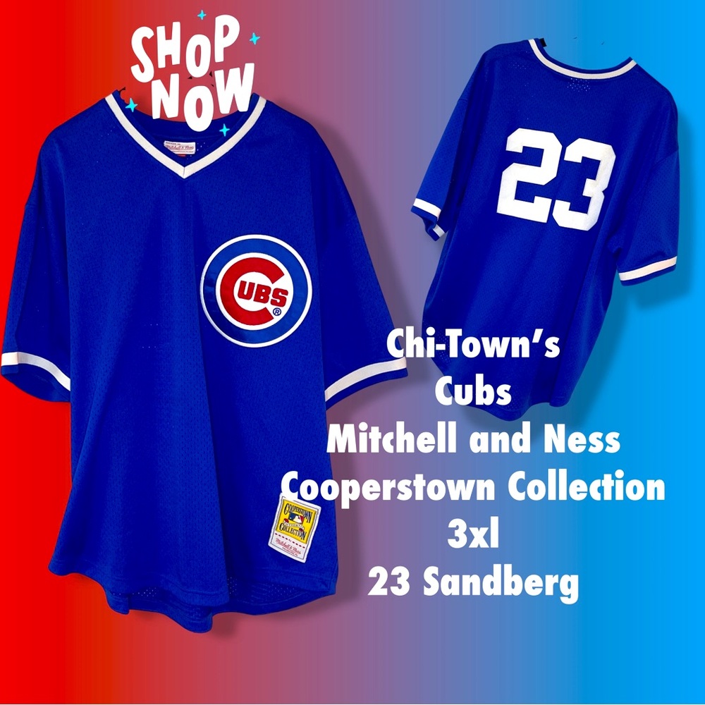 Chi-Town’s CubsMitchell and NessCooperstown Collection3xl23 Sandberg